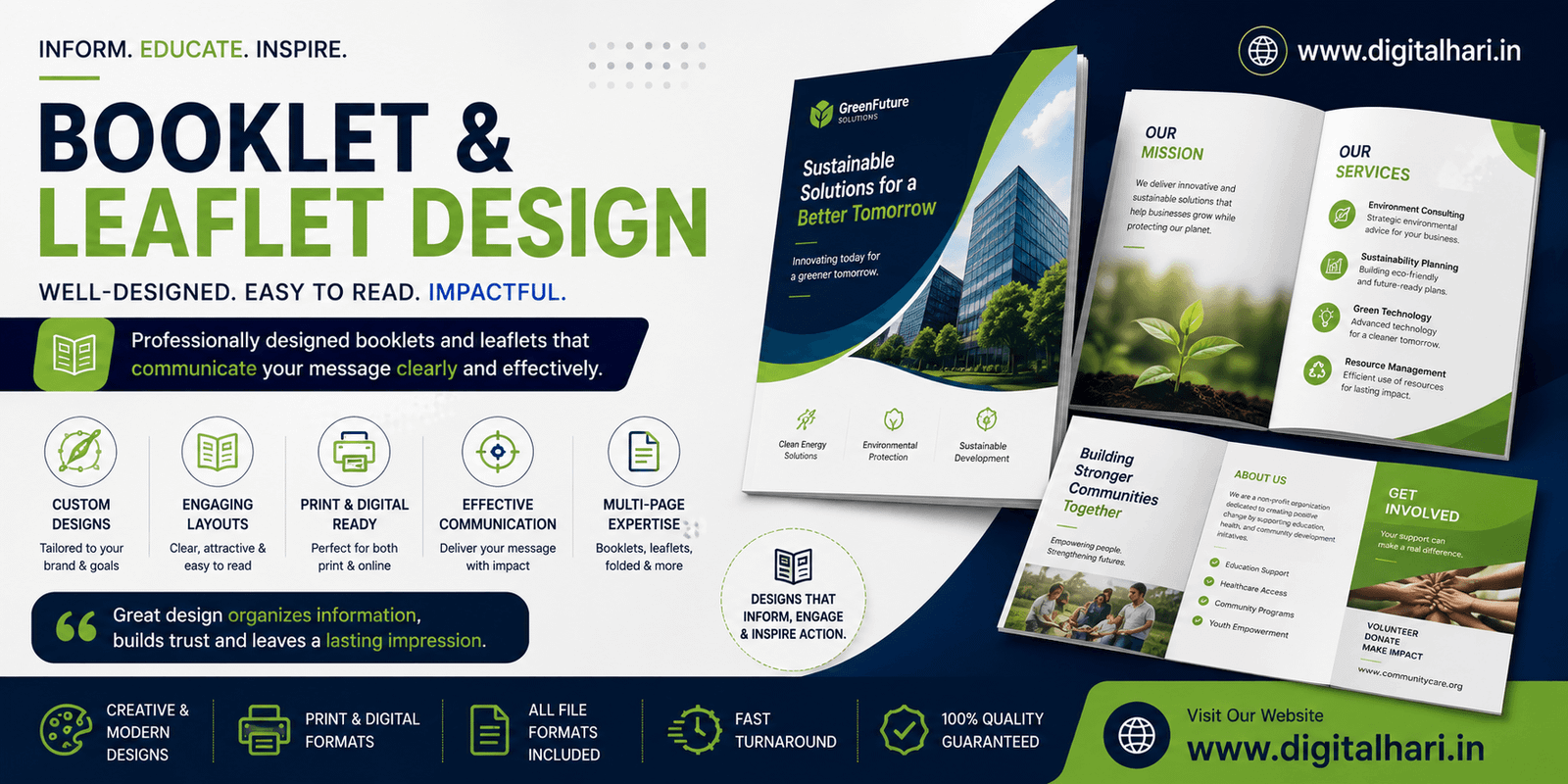 Booklet & Leaflet Design