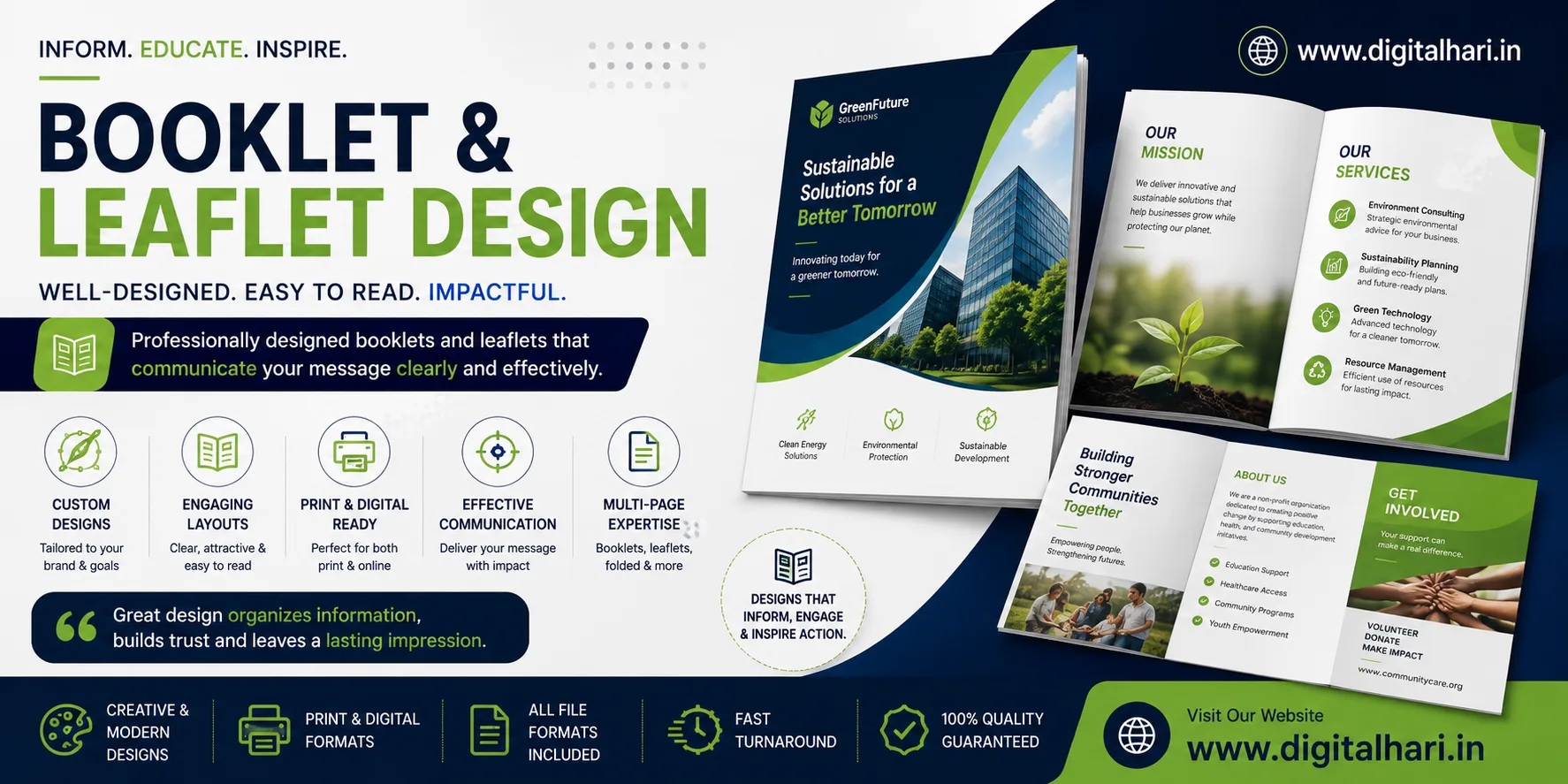 Booklet & Leaflet Design