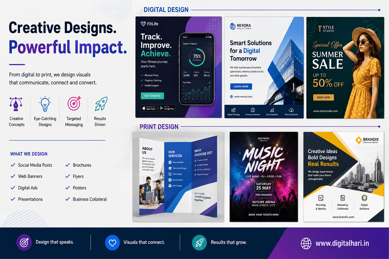 Graphic Design for Digital & Print