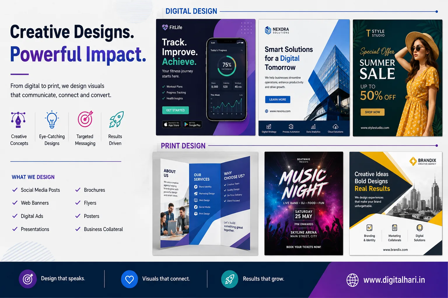 Graphic Design for Digital & Print