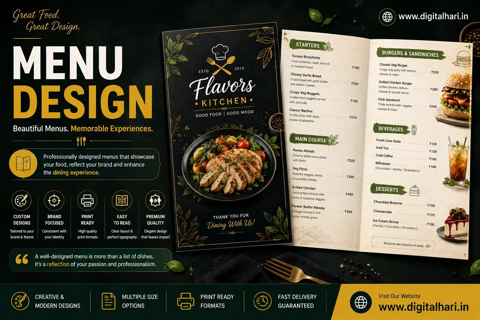Menu Design