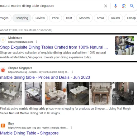 Case Study:02- Digital Hari’s Impact on Marbleture’s Online Presence through Google Ads Campaigns