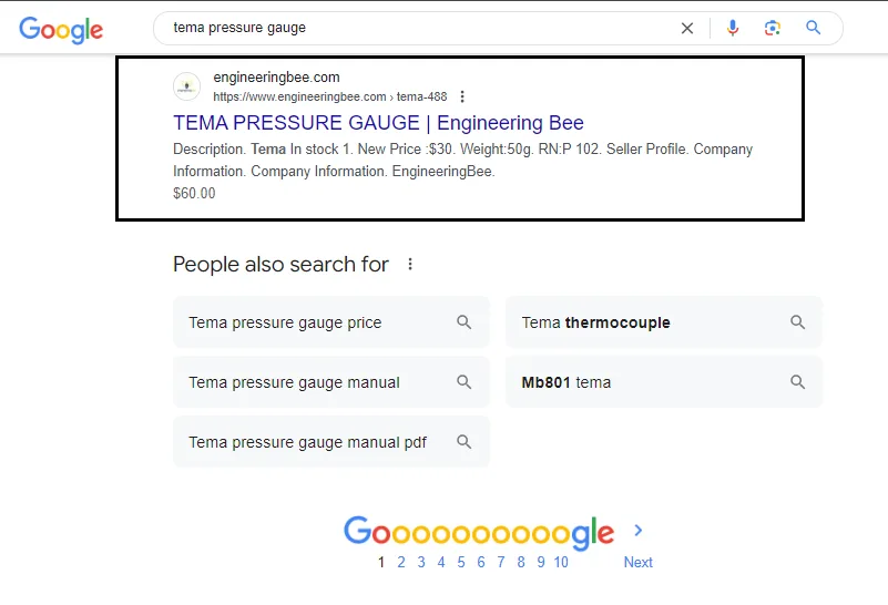 Engineering-Bees-Products-Listed-First-Page-on-Google-by-Digital-Hari-4