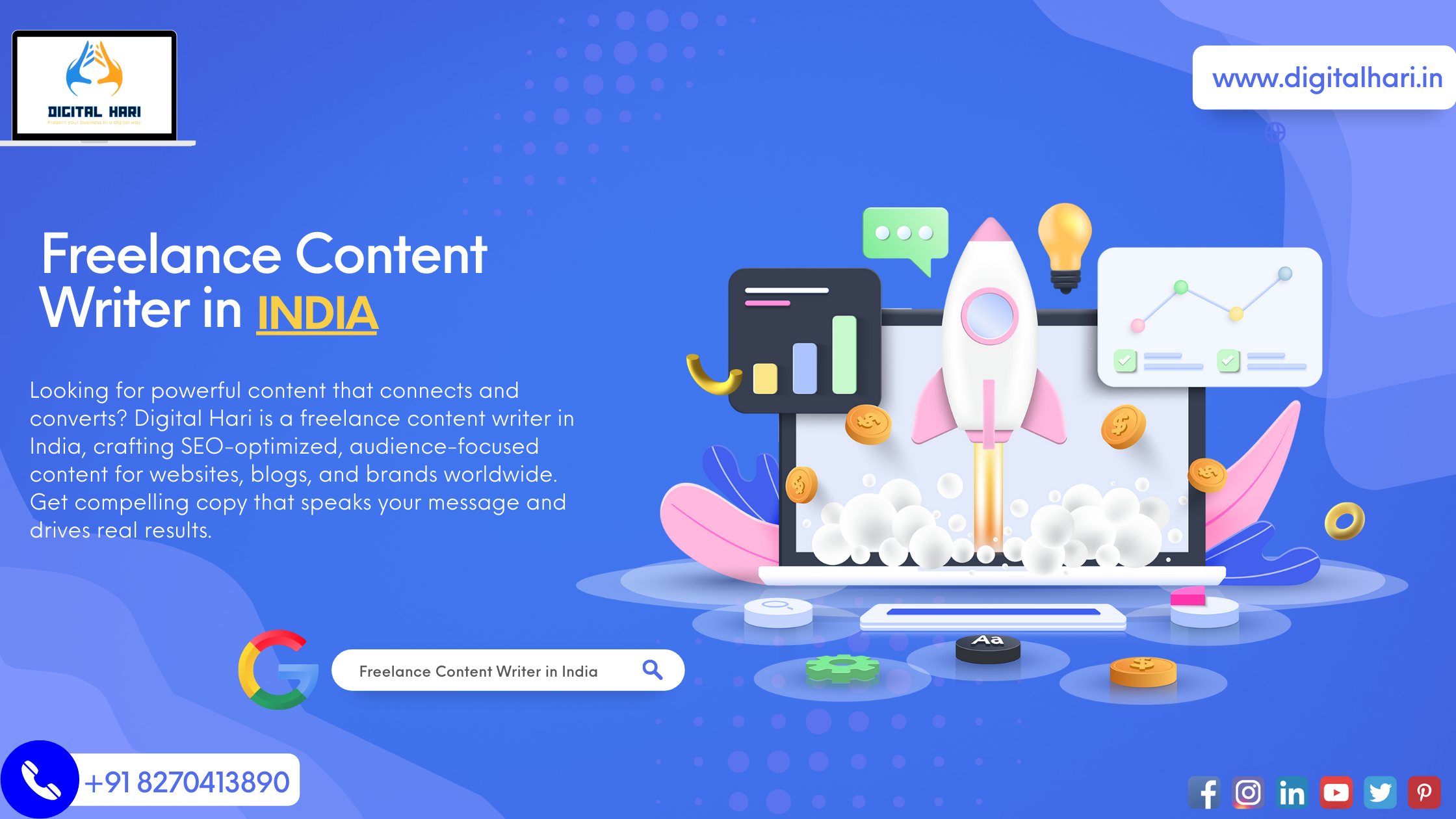 Professional Freelance Content Writer in India