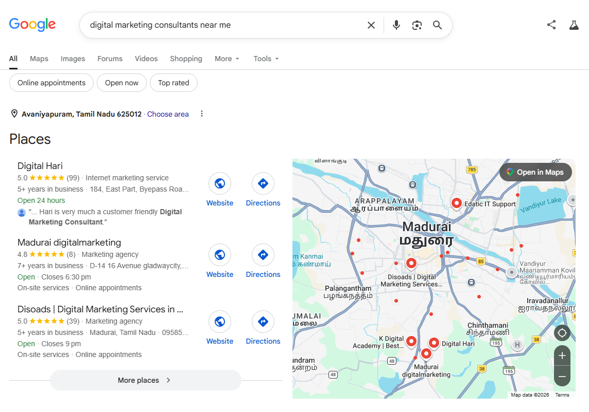 digital marketing consultants near me
