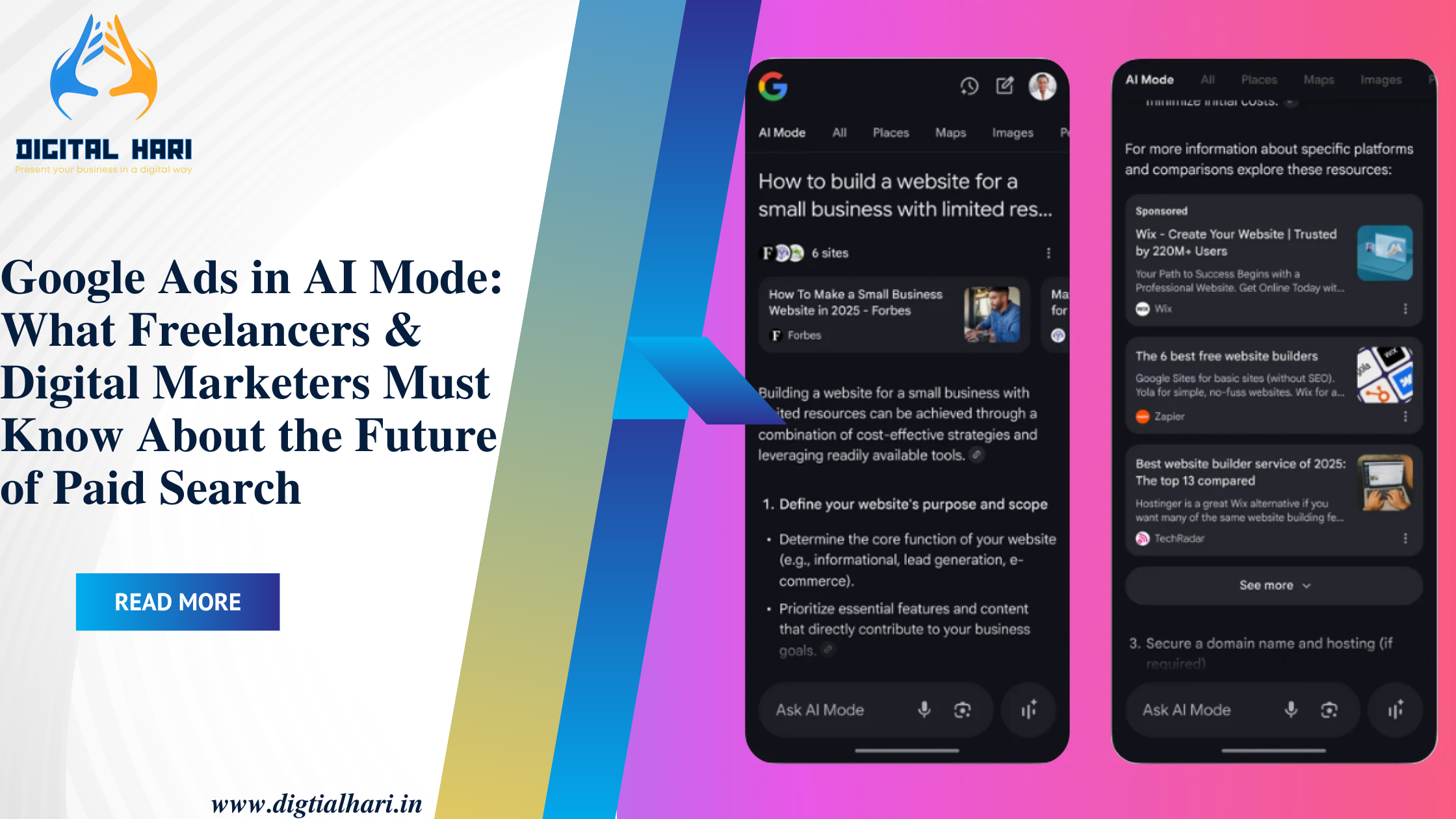 Google Ads in AI Mode: What Freelancers & Digital Marketers Must Know About the Future of Paid Search