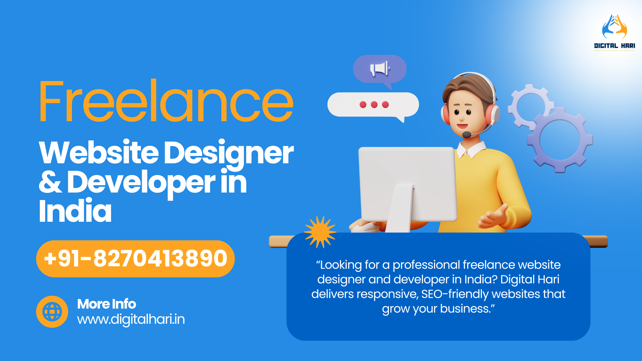 Freelance Website Designer & Developer in India
