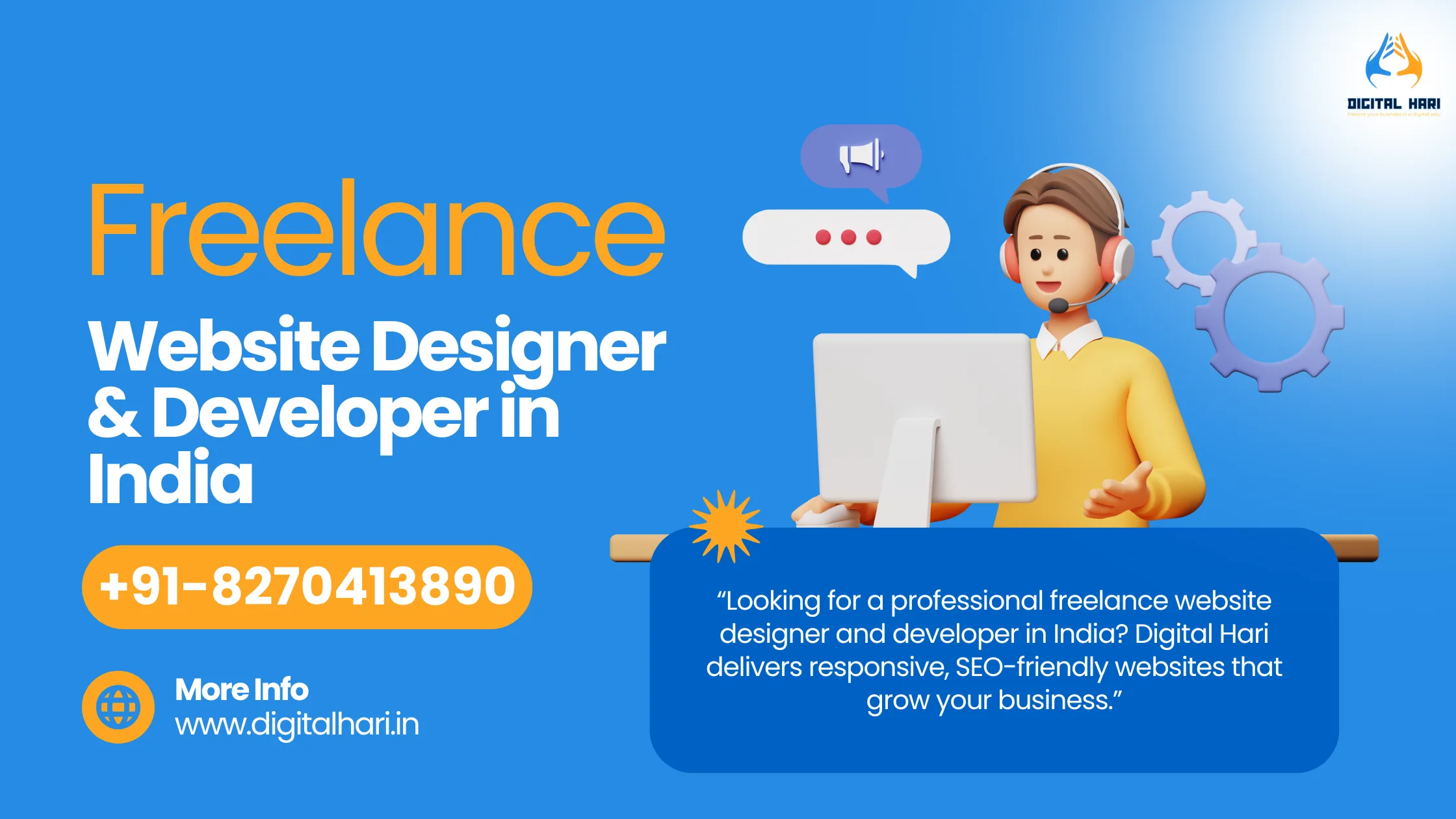 Freelance Website Designer & Developer in India