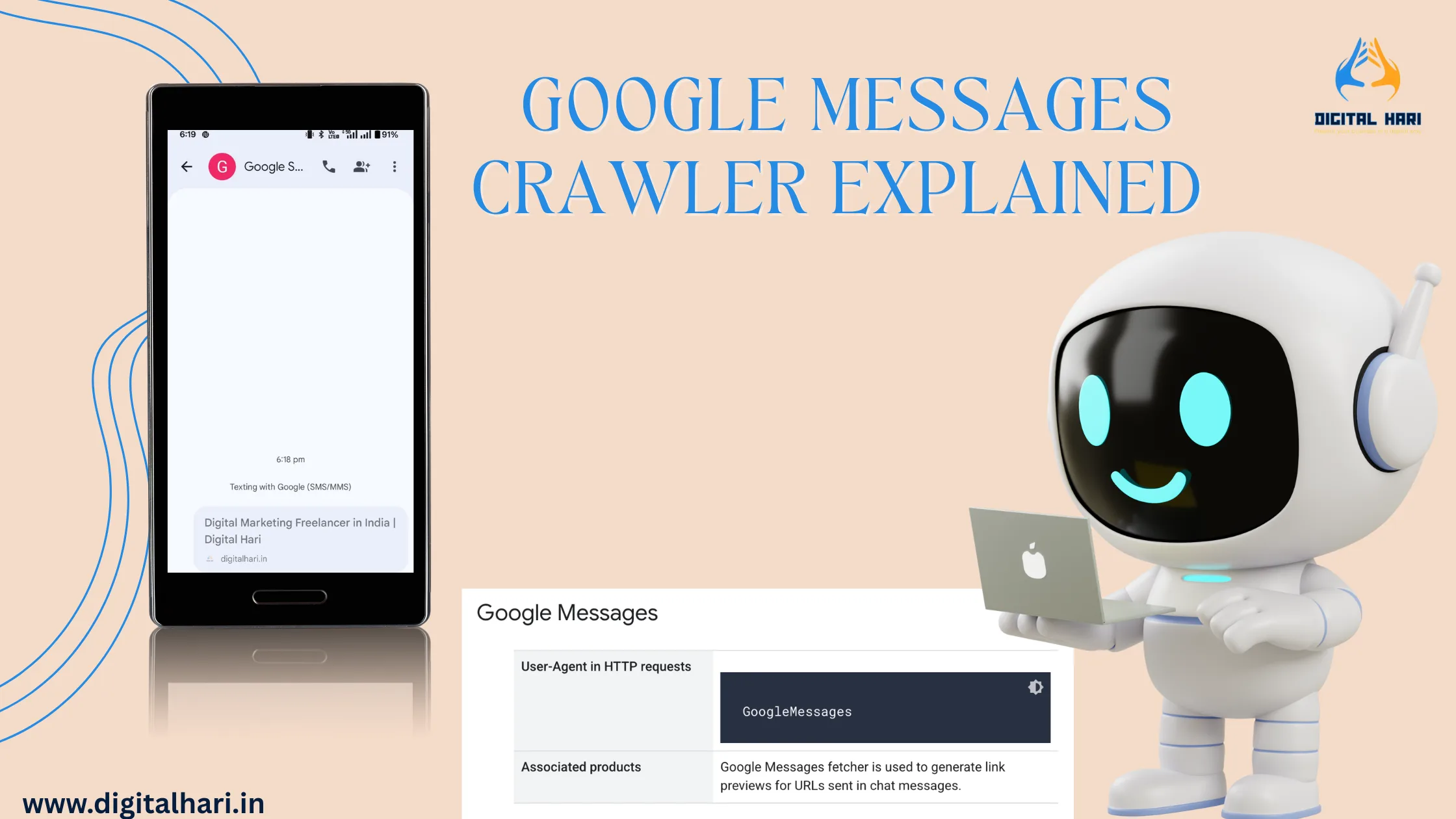 Google Messages Crawler Explained: What the GoogleMessages User-Agent Means for SEO, Analytics, and Modern Link Previews