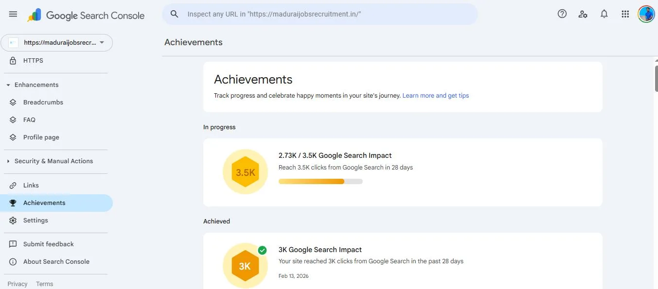 Results (Last 3 Months)