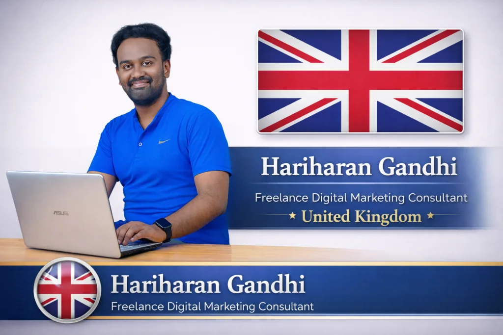 Freelance Digital Marketing Consultant in UK