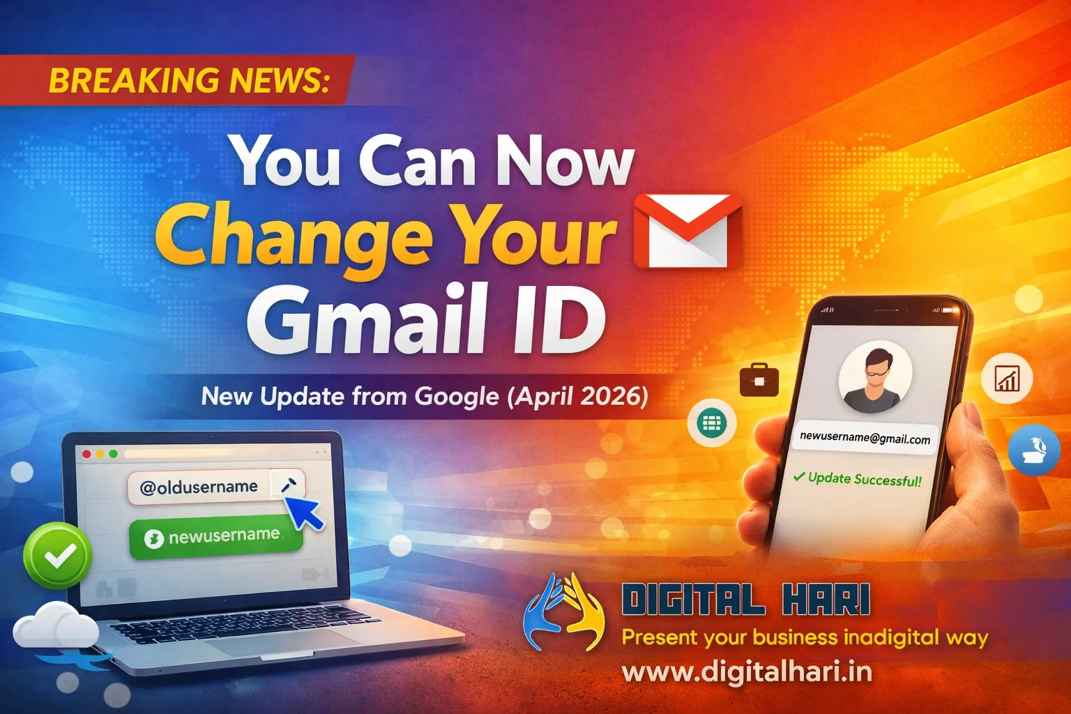 Google Finally Lets You Change Your Gmail ID (2026 Update)