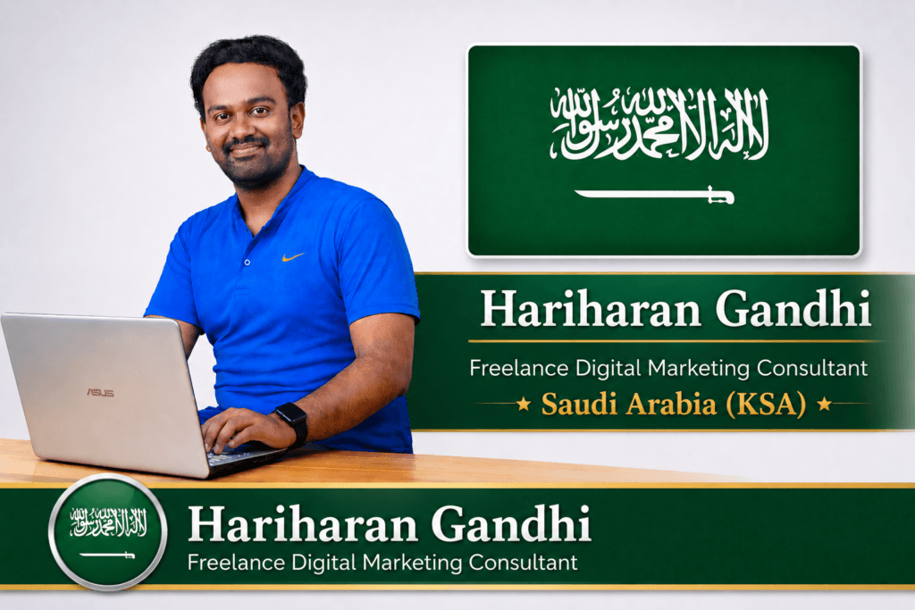 Freelance Digital Marketing Consultant in Saudi Arabia
