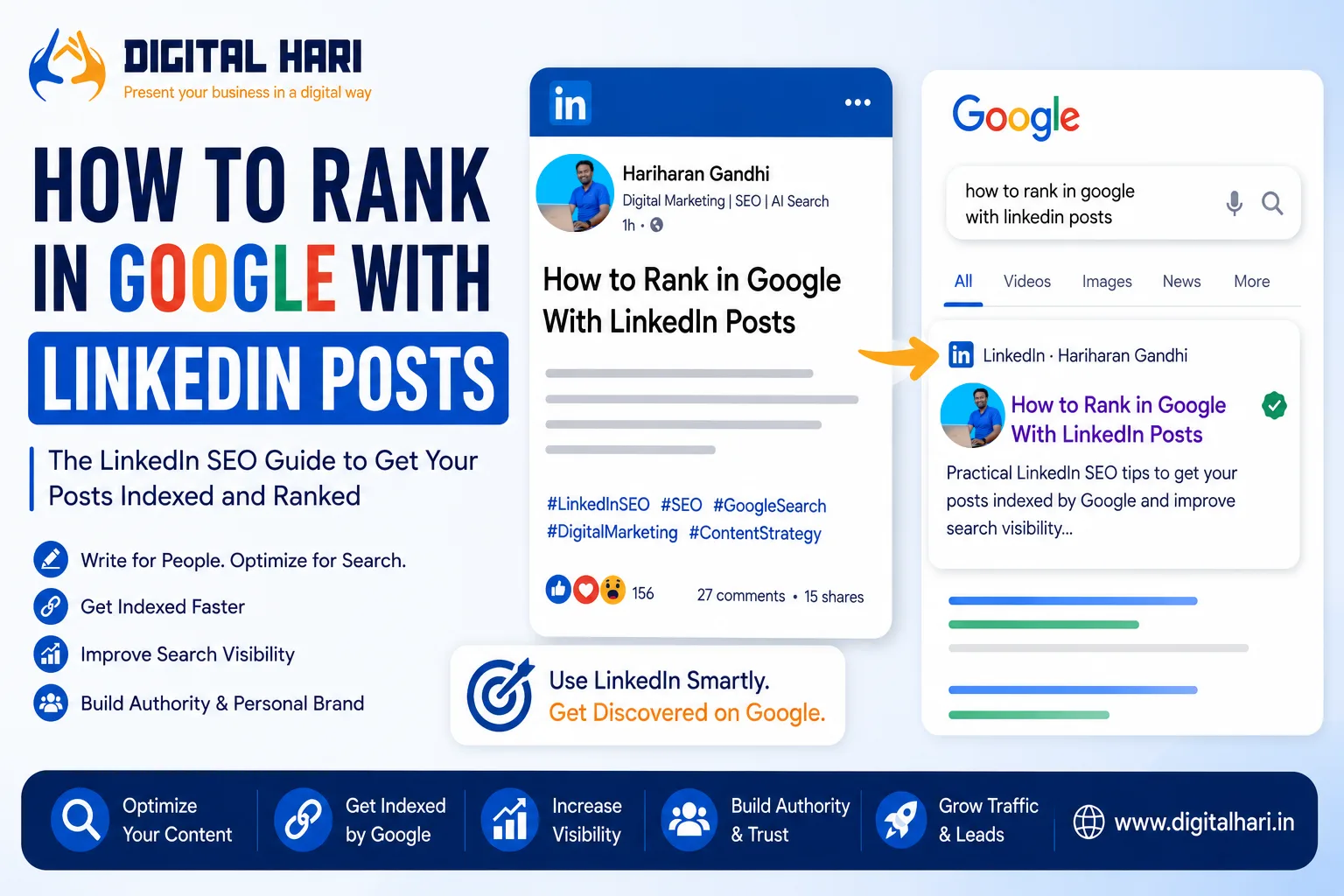 How to Rank in Google With LinkedIn Posts: LinkedIn SEO Guide