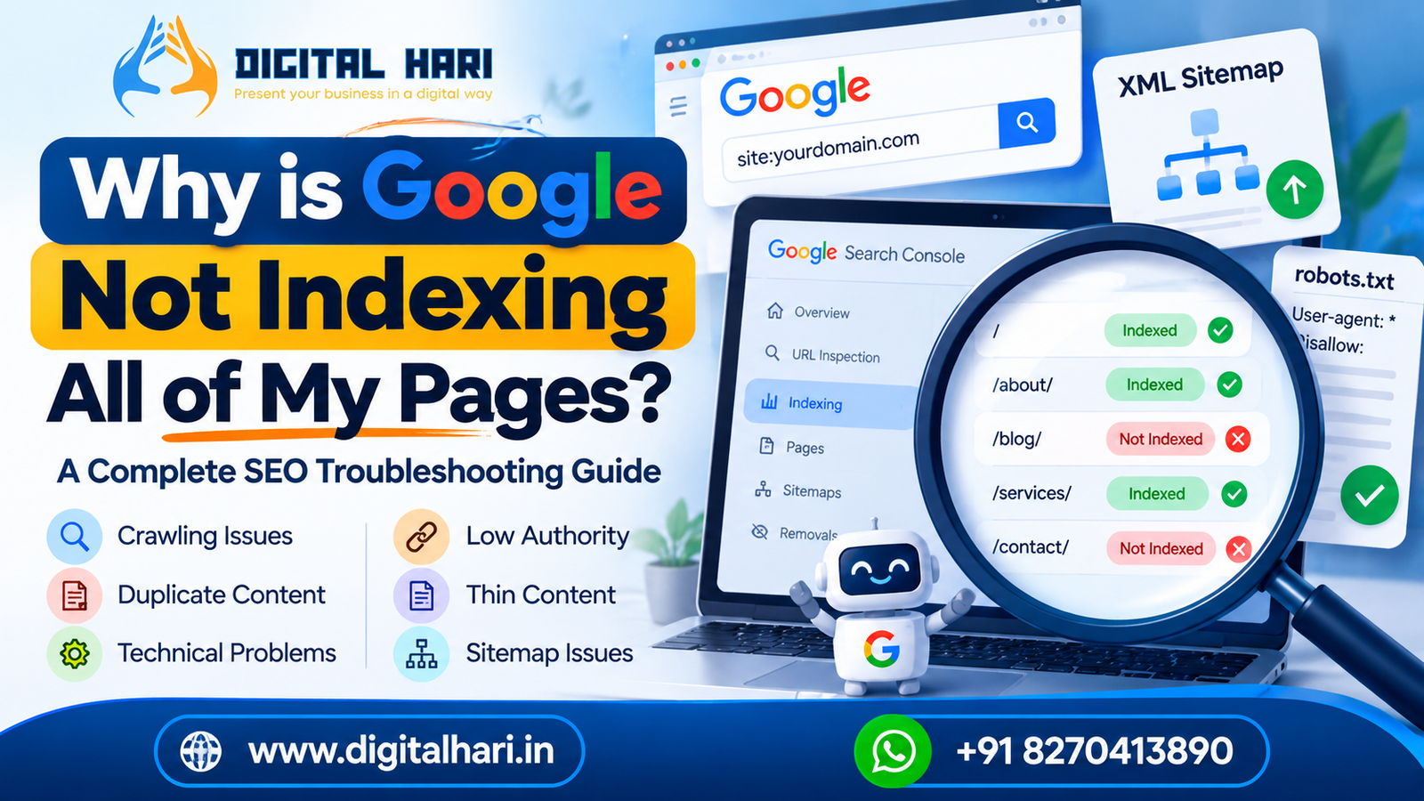 Why Is Google Not Indexing All of My Pages? A Complete SEO Troubleshooting Guide